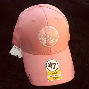 YOUTH GOLDEN STATE WARRIORS STRAP BACK in Pink